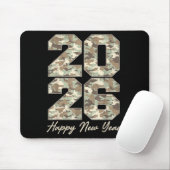 Tapis De Souris Camo Happy New Year Party 2026 Family Matching Cos (Avec souris)