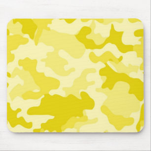 Tapis De Souris Camo jaune clair Mousepad