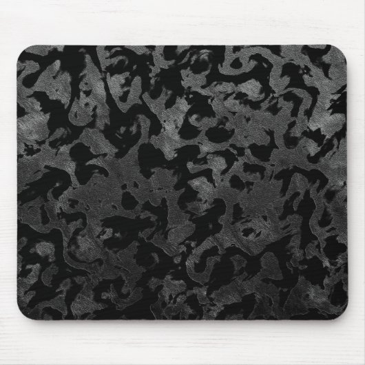 Tapis De Souris Camo moderne -noir et gris foncé- camouflage (Devant)