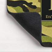 Tapis De Souris Camo Mousepad avec Camouflage Monogramme initial (Coin)