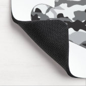 Tapis De Souris Camo-Snowboard gris (Coin)