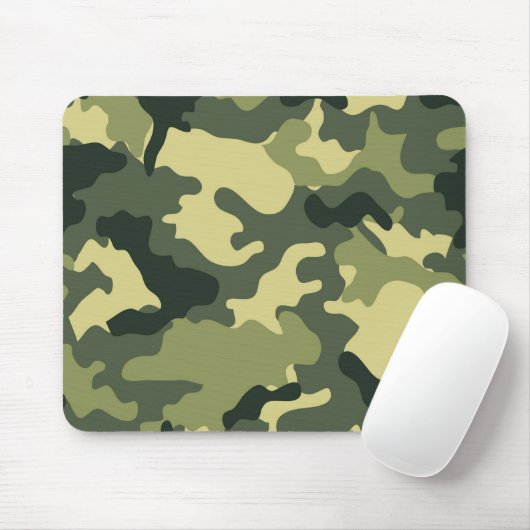 Tapis De Souris Camo vert de l'armée Mousepad (Avec souris)