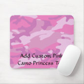 Tapis De Souris Camoflauge rose (Avec souris)