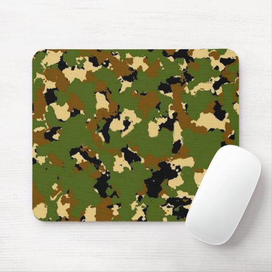 Tapis De Souris Camouflage (Avec souris)