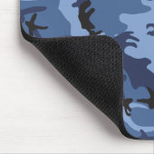 Tapis De Souris Camouflage bleu marine, Militaire, Armée (Coin)