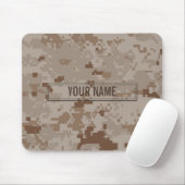 Tapis De Souris Camouflage de désert de Digitals personnalisable (Avec souris)