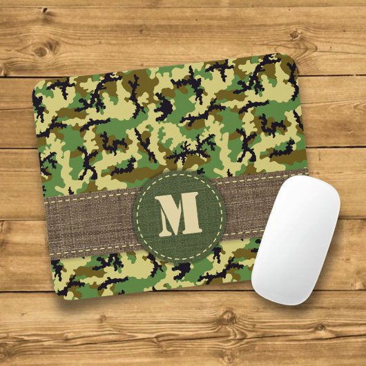 Tapis De Souris Camouflage de forêt