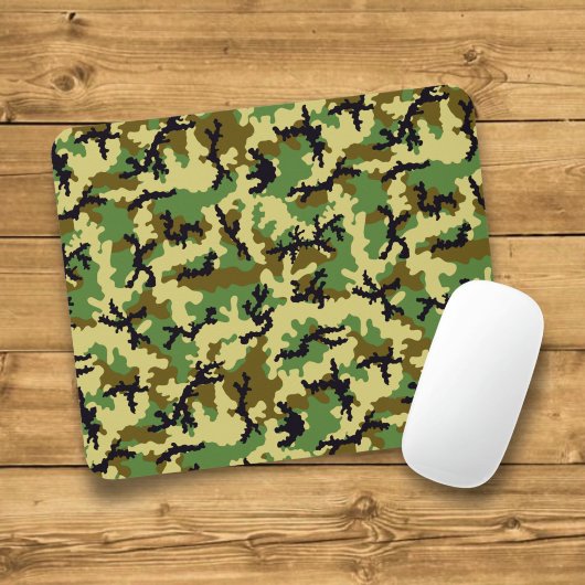 Tapis De Souris Camouflage de forêt