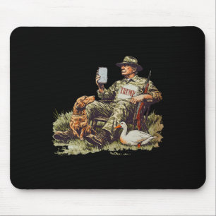 Tapis De Souris Camouflage de Trump de chasse Saison de chasse de