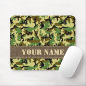 Tapis De Souris Camouflage des bois (Avec souris)