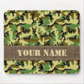Tapis De Souris Camouflage des bois (Devant)