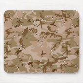 Tapis De Souris Camouflage Désert Avec Galets, Militaire, Armée (Devant)