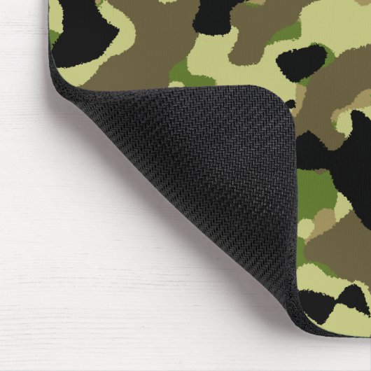 Tapis De Souris Camouflage Khaki Commando Camo Game Mousepad (Coin)