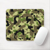 Tapis De Souris Camouflage Khaki Commando Camo Game Mousepad (Avec souris)