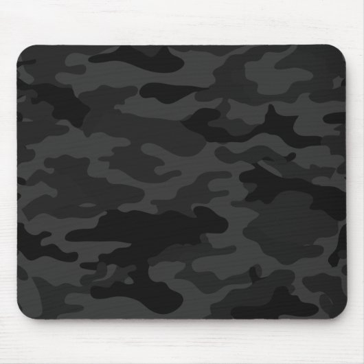 Tapis De Souris Camouflage noir (Devant)
