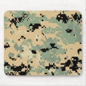 Tapis de souris camouflage numérique (Devant)