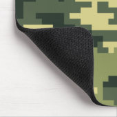 Tapis De Souris Camouflage numérique en bois à 8 bits / Camo (Coin)