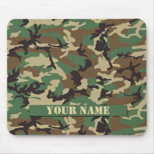 Tapis De Souris Camouflage personnalisé Mousepad de région bois