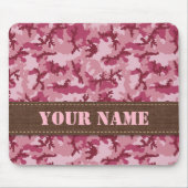 Tapis De Souris Camouflage rose (Devant)