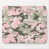 Tapis De Souris Camouflage rose et vert, Militaire, Armée (Devant)