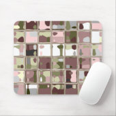 Tapis De Souris Camouflage rose Mousepad multicolore (Avec souris)