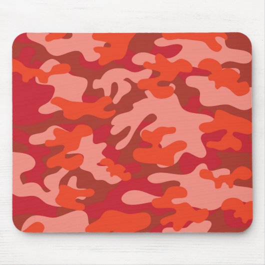 Tapis De Souris Camouflage rouge (Devant)