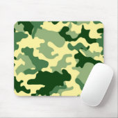 Tapis de souris camouflage vert (Avec souris)
