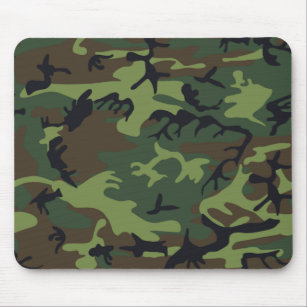 Tapis De Souris Camouflage vert militaire