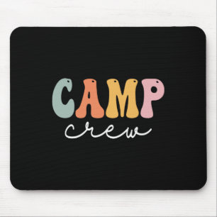 Tapis De Souris Camp Crew Retro Super Vintage Joyeux Premier Jour 