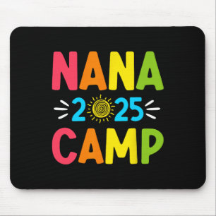 Tapis De Souris Camp de Nana 2025 Vacances familiales Équipe de ca