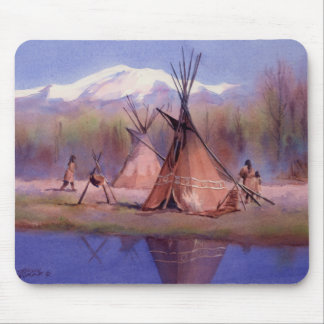 Tapis De Souris CAMP de TIPI de FIN D'ÉTÉ par SHARON SHARPE