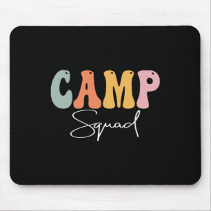 Tapis De Souris Camp Squad Retro Super Vintage Joyeux Premier Jour