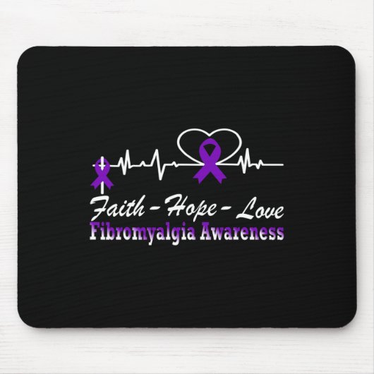 Tapis De Souris Campagne de sensibilisation Croix chrétienne (Devant)