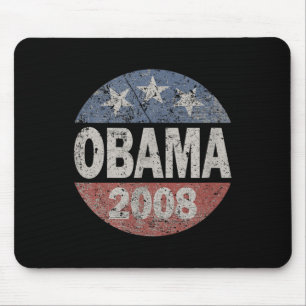 Tapis De Souris Campagne du président vintage Barack Obama 2008