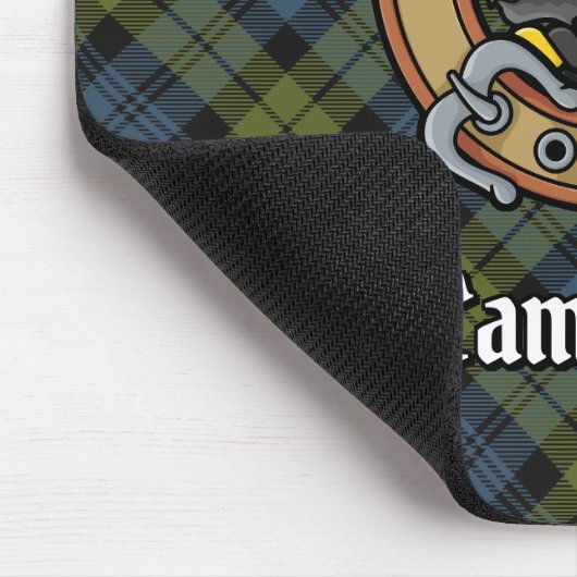 Tapis De Souris Campbell Crest sur Tartan (Coin)