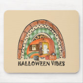 Tapis De Souris Camper/remorque Rainbow Halloween Vibes (Devant)