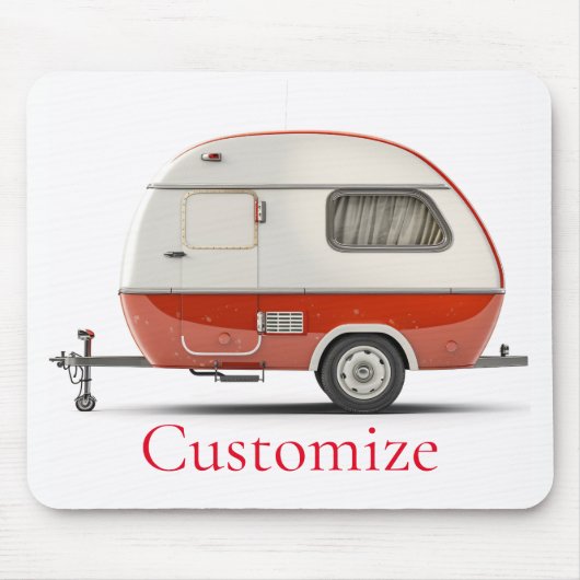 Tapis De Souris Camper Teardrop Classic Retro Thunder_Cove (Devant)