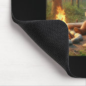 Tapis De Souris Camping avec ours (Coin)
