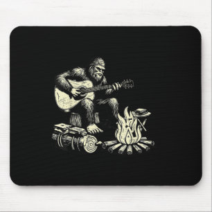 Tapis De Souris Camping Bigfoot S'more Rock Bigfoot Jouant de la G