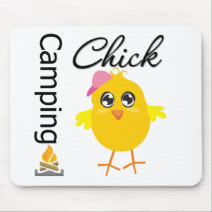 Tapis De Souris Camping Chick