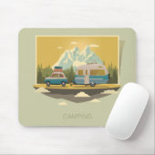 Tapis De Souris Camping de caravane (Avec souris)