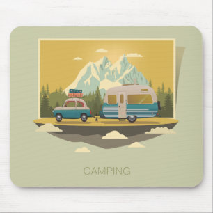 Tapis De Souris Camping de caravane