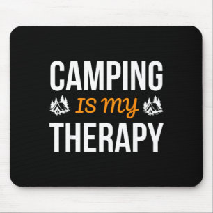 Tapis De Souris Camping de citation extérieur relaxant est une thé