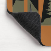 Tapis De Souris Camping extérieur papa heureux camper (Coin)