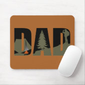 Tapis De Souris Camping extérieur papa heureux camper (Avec souris)