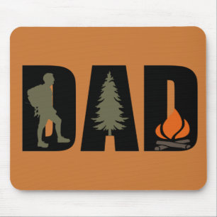 Tapis De Souris Camping extérieur papa heureux camper