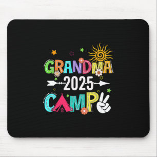Tapis De Souris Camping Grand-mère 2025 Vacances familiales Campin