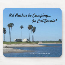 Camping, Mission Bay Beach, Californie