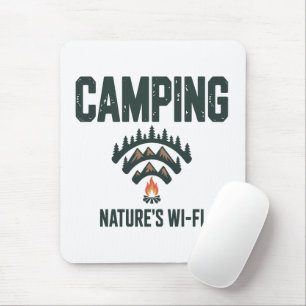 Tapis De Souris Camping Natures Wifi