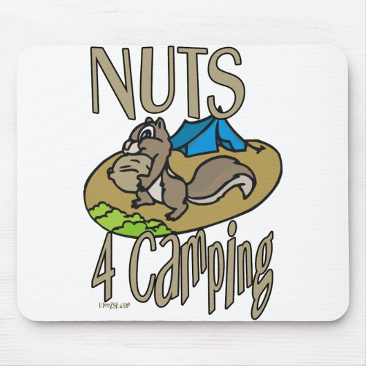 Tapis De Souris Camping Nuts 4 (Devant)